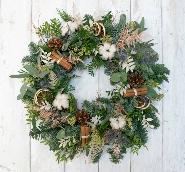 pine & eucalyptus wreath
