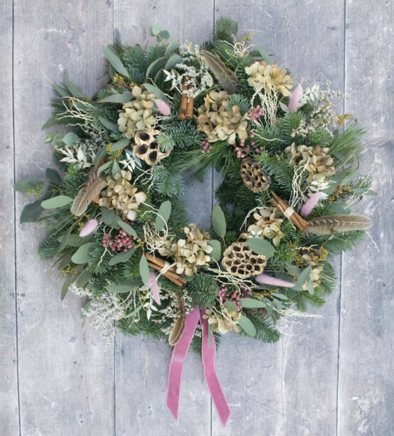 luxury winter wreath