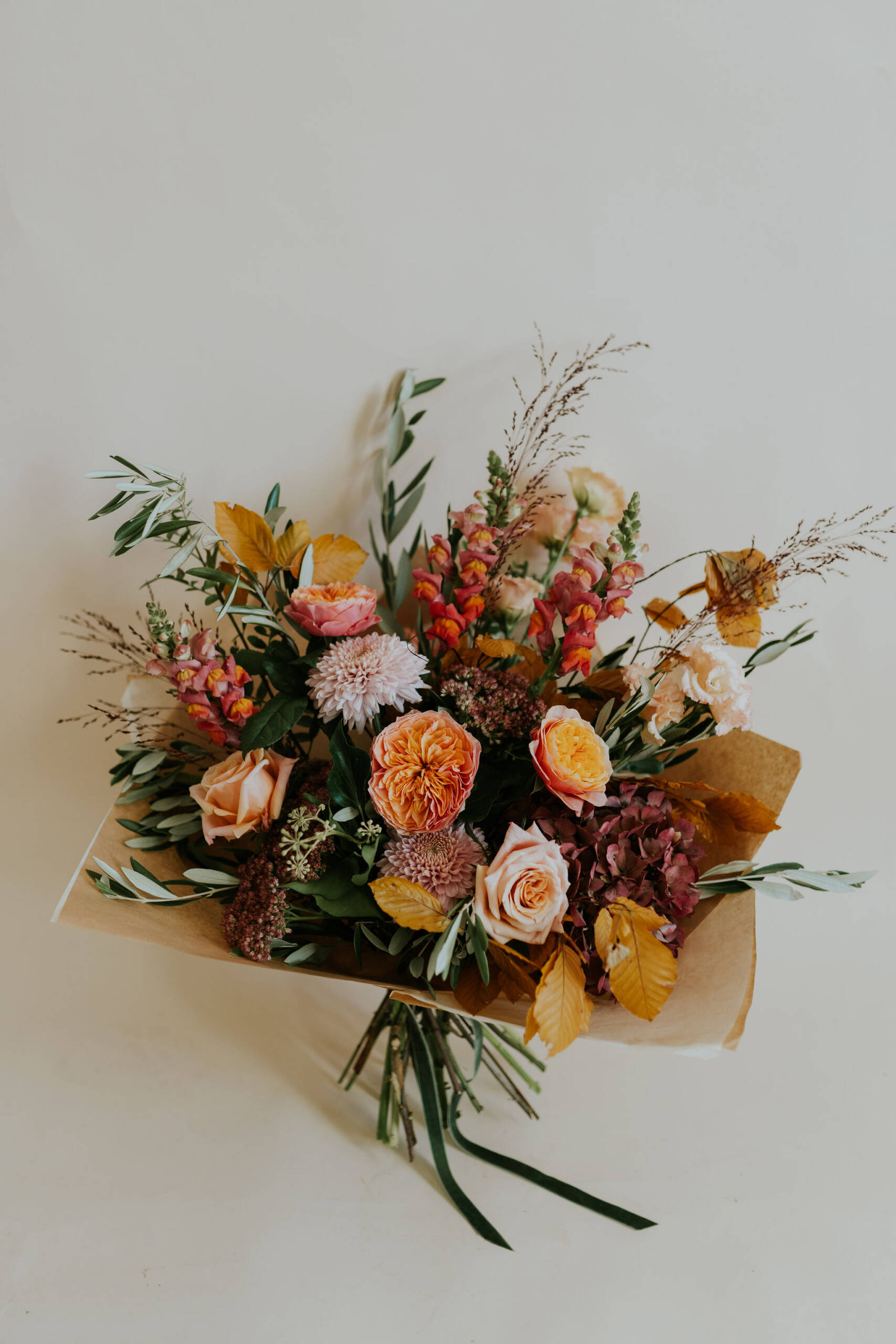 Amber Hand Tied Bouquet - Image 2