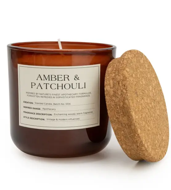 Apothecary Candle Amber & Patchouli