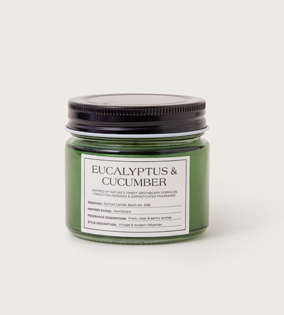 Eucalyptus & Cucumber Apothecary Candle
