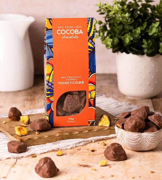 Cocoba MILK CHOCOLATE COVERED HONEYCOMB