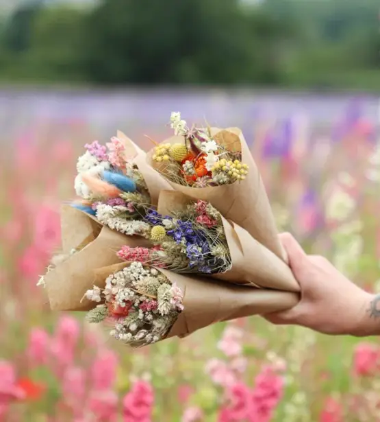 Mini Dried Wildflower Bouquet
