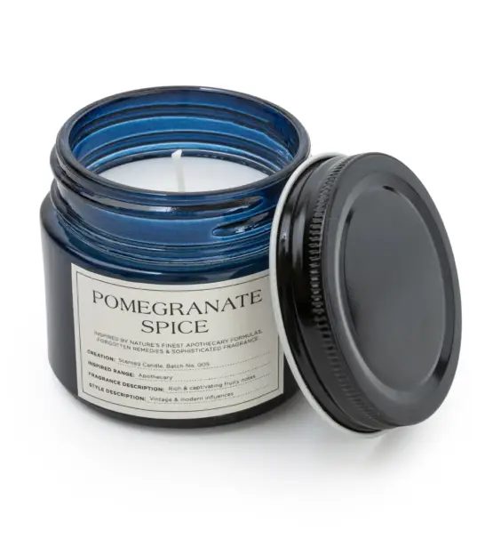Pomegranate Spice Apothecary candle